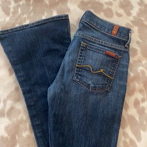 7 for all mankind boot cut women’s jeans!! Size 25